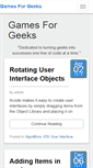Mobile Screenshot of gamesforgeeks.com